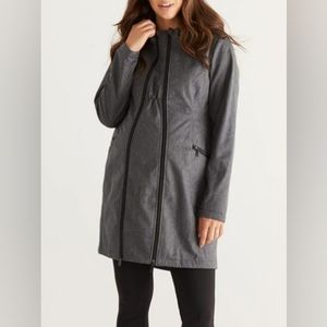 Thyme Maternity Softshell Maternity Coat with Extender Panel